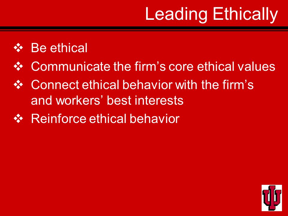 Exemplary Business Ethics & Leadership